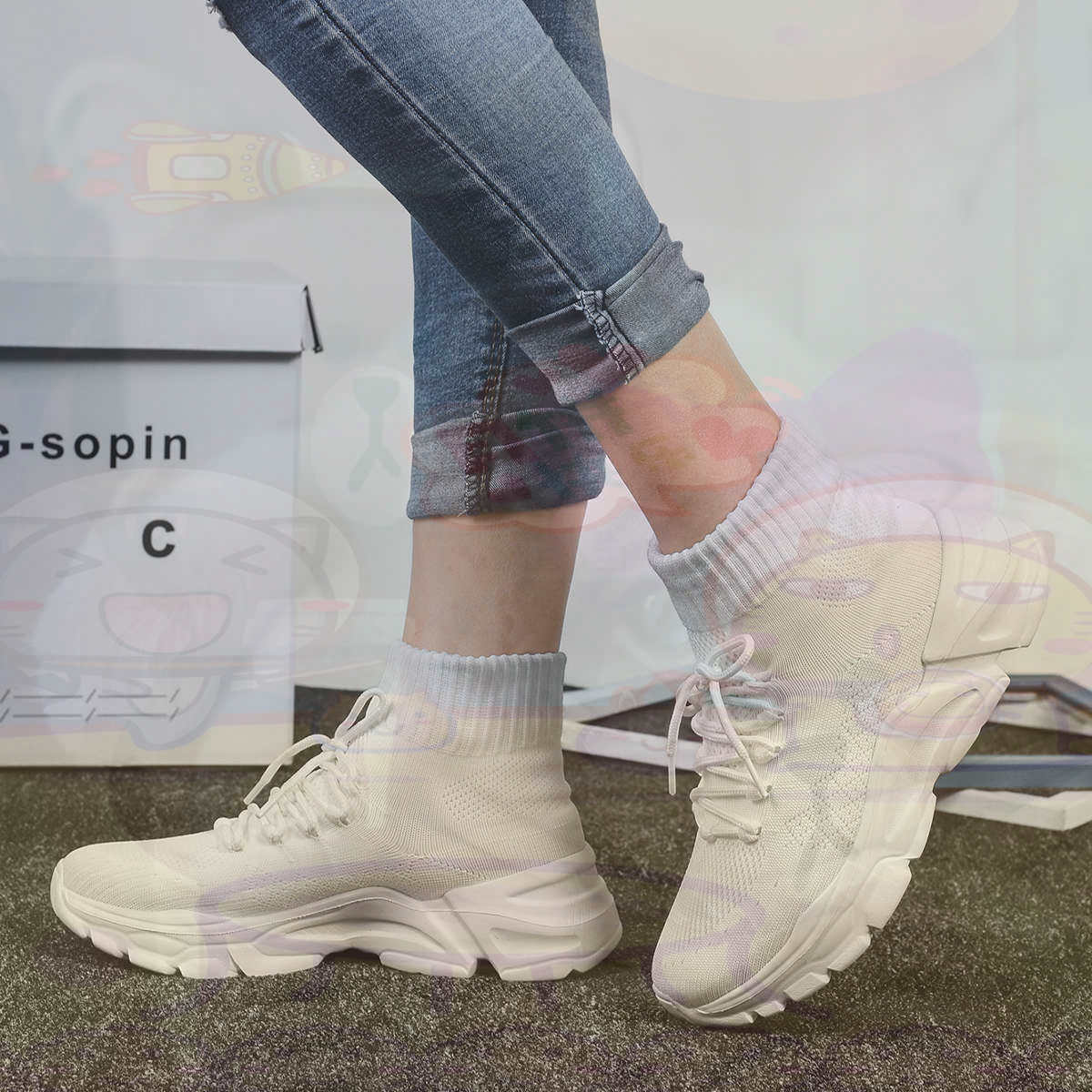 Men Formal Wear With Sneakers - Yüksekliği Artırır Sümer Basketbol Basketbol kadın