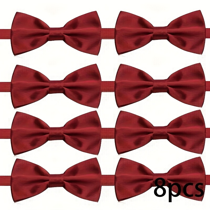 8 adet/12 adet erkek bordo önc - Men'S Formal Wear Bow Ties incelemesi ve fiyatı