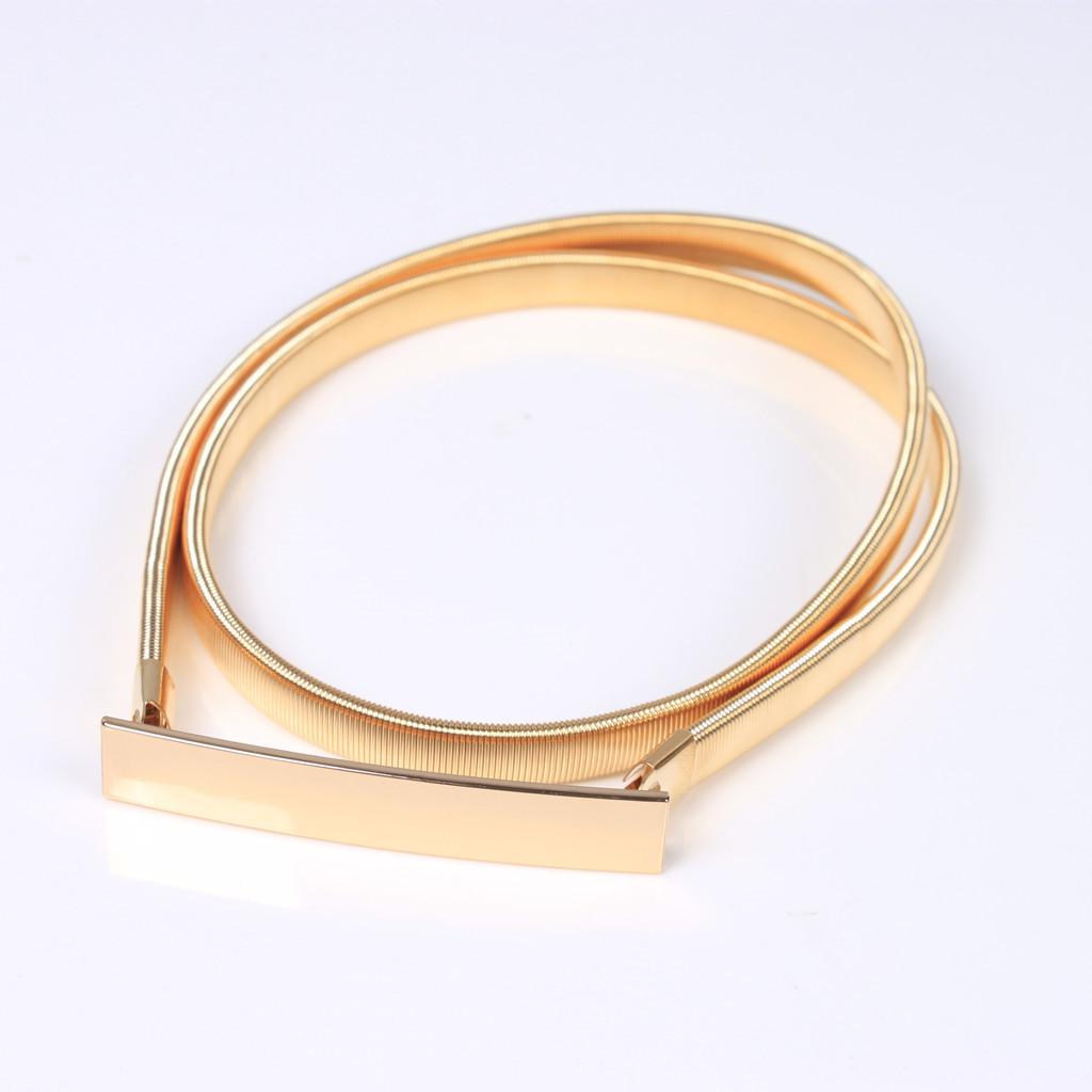 İnce Elastik Bel Kemeri Altın  - Formal Belt Leather Thin incelemesi ve fiyatı