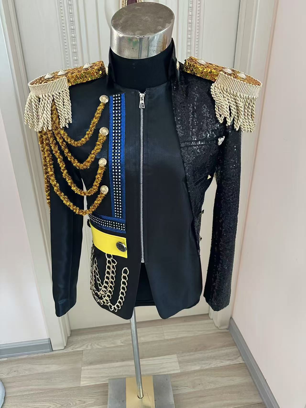 Yeni Erkek Püskül Kraliyet Cek - Men Formal Wear Jacket incelemesi ve fiyatı