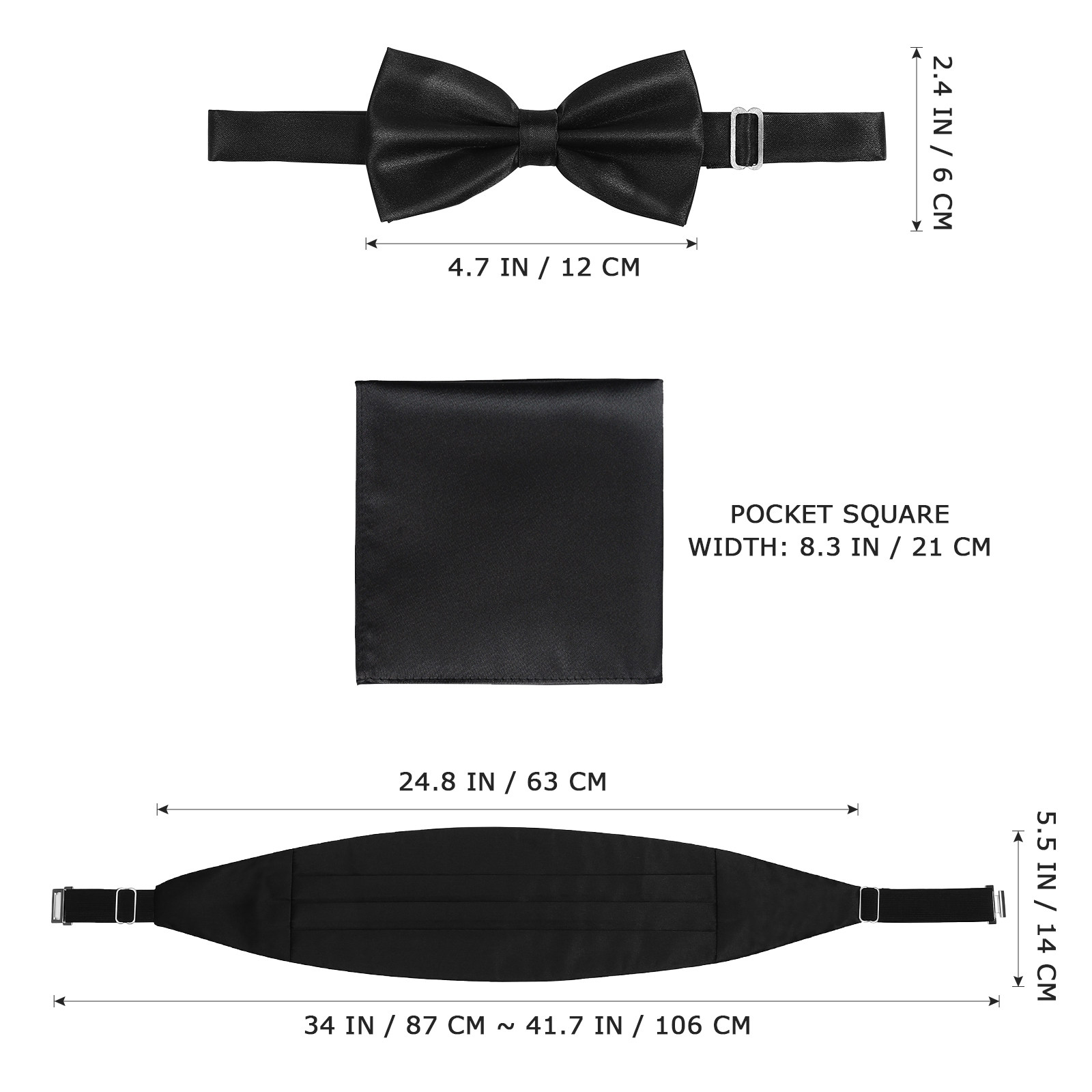 1 Takım Premium Polyester Kuşa - Men'S Formal Wear Bow Ties incelemesi ve fiyatı