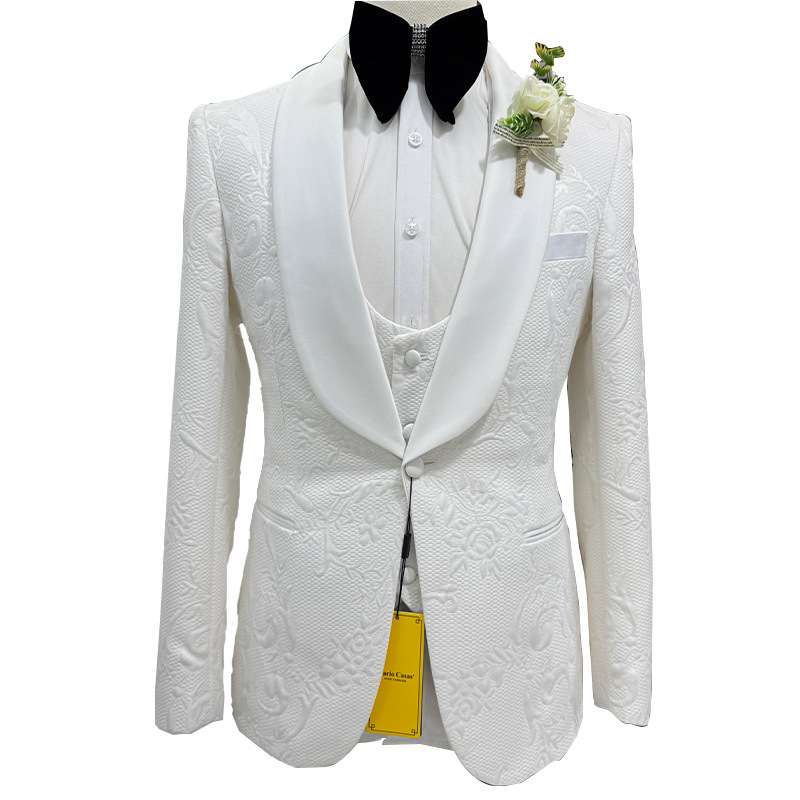 Erkek Düğün Takımı Beyaz 3 Par - Men Formal Wear Jacket incelemesi ve fiyatı