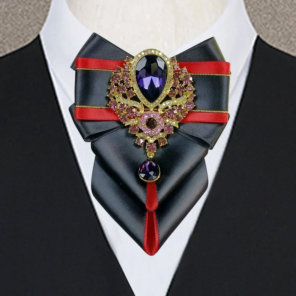 Lüks Orijinal Yeni Mor Rhinest - Men'S Formal Wear Jewelry incelemesi ve fiyatı