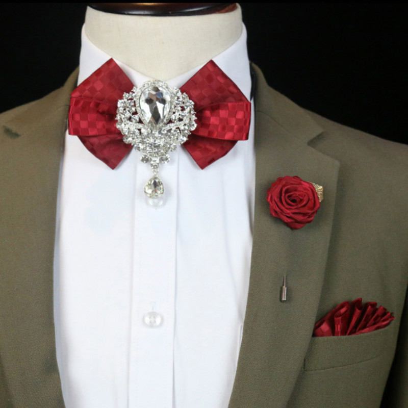 Erkek düğün suni elmas papyon  - Men'S Formal Wear Bow Ties incelemesi ve fiyatı