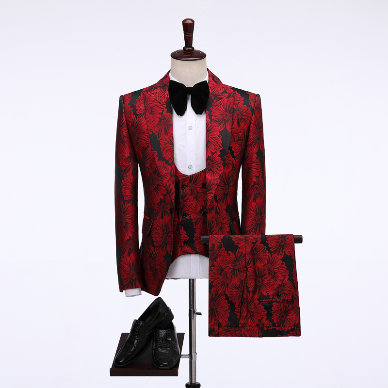 2026 Çiçek Desenli Erkek Takım - Men Formal Wear Jacket incelemesi ve fiyatı