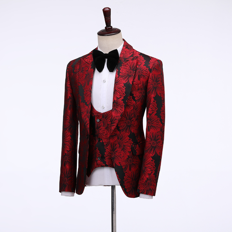 2026 Çiçek Desenli Erkek Takım - Men Formal Wear Jacket incelemesi ve fiyatı